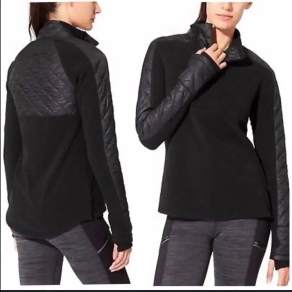 ATHLETA | Vortex Quilted Half Zip | L